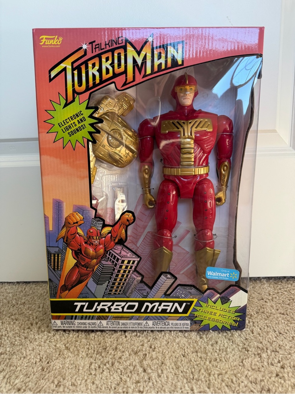 Funko Action Figure: Jingle All The Way - Turbo Man with Lights and Sounds